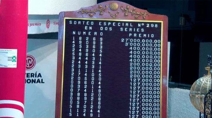 ¡Suerte!: Cae en Guaymas, Sonora premio mayor del Sorteo Especial de la Lotería Nacional