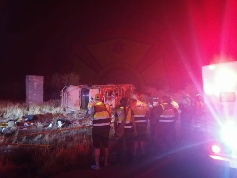 El accidente dejó un militar muerto y cinco heridos. Foto: Facebook