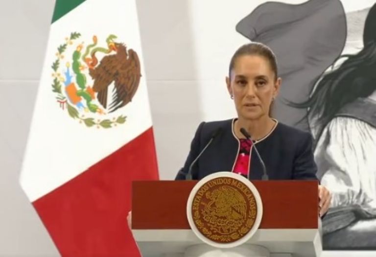 Raquel Buenrostro estuvo en la mañanera de Sheinbaum del pasado 29 de abril 