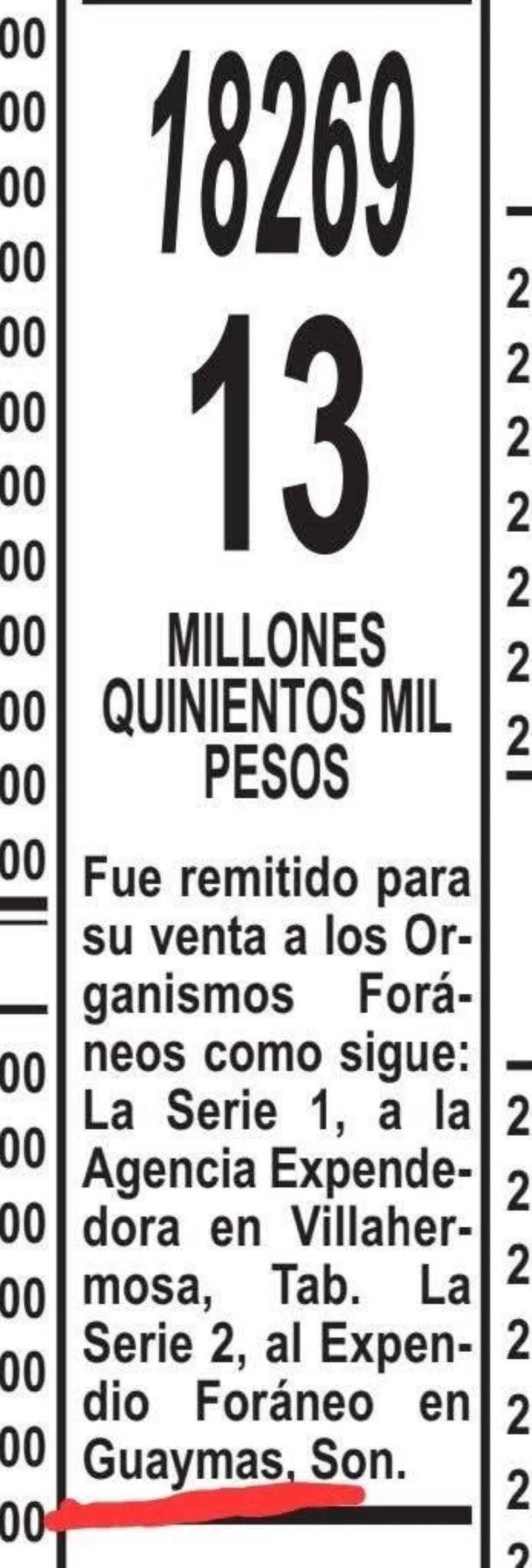 Ganador de los 13 millones de pesos 