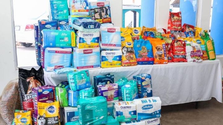 DIF recauda croquetas para 'lomitos' y pañales para adultos mayores en Guaymas