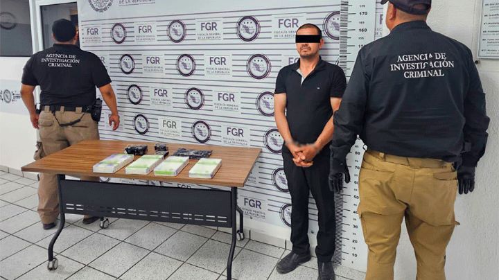 Detienen a hombre que transportaba 4 kg de fentanilo a bordo de un autobús de Hermosillo