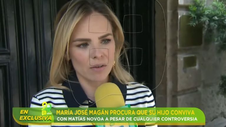 María José volvió a exhibir a Matías Novoa