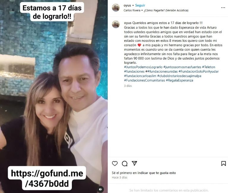 Oyuki Manjarrez pidió apoyo económico a sus fans