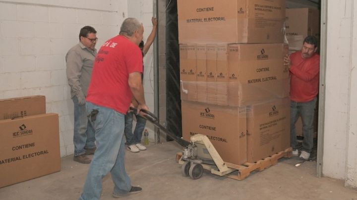 Inicia distribución de documentación electoral en Sonora para la jornada del 1 de junio