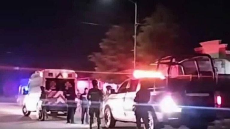 Fuerte choque dejó un conductor lesionado al poniente de Ciudad Obregón