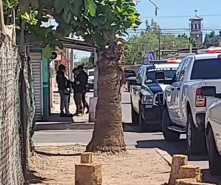 El lugar exacto donde sucedió el homicidio 