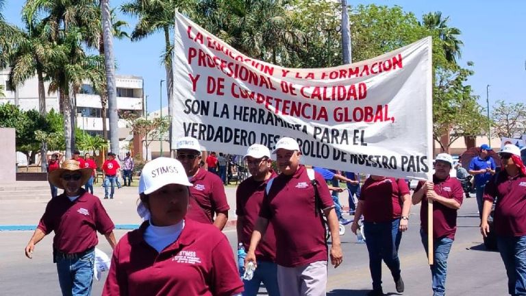 Demandas consignas y fiesta por el Día del Trabajo en Ciudad Obregón