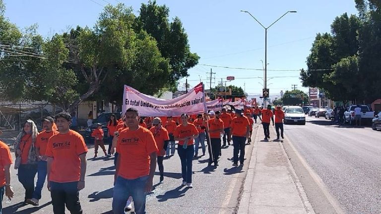 Demandas consignas y fiesta por el Día del Trabajo en Ciudad Obregón