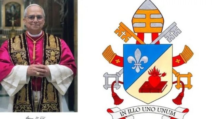 Presenta El Vaticano foto oficial y escudo del Papa León XIV como inicio de su pontificado