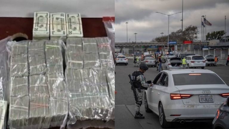 Arrestan a empleada de Fiscalía de Tamaulipas con 184 mil dólares ocultos en Texas