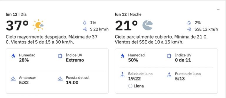 Clima en Ciudad Obregón HOY lunes 12 de mayo. Foto: Conagua