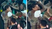 Foto ilustrativa de la nota titulada VIDEO: Nodal, molesto con una fan por intentar quitarle su sombrero en ExpoGan Sonora