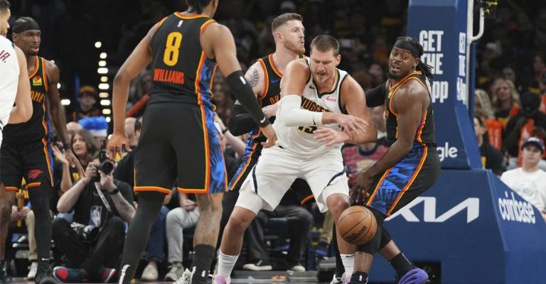 Jokic ha sido bien defendido por el Thunder