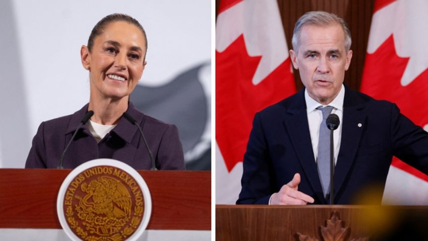 Sheinbaum sostiene primer diálogo con el primer ministro de Canadá; estos temas trataron