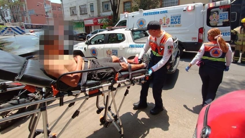 Hombre queda atrapado en su casa al ser atacado por ocho pitbull en la alcaldía Cuauhtémoc