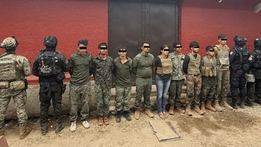 Michoacán: Abaten a 12 sicarios y detienen a nueve tras enfrentamiento con célula del CJNG