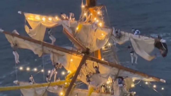 Semar anuncia retorno a México del personal naval del Buque Escuela Cuauhtémoc