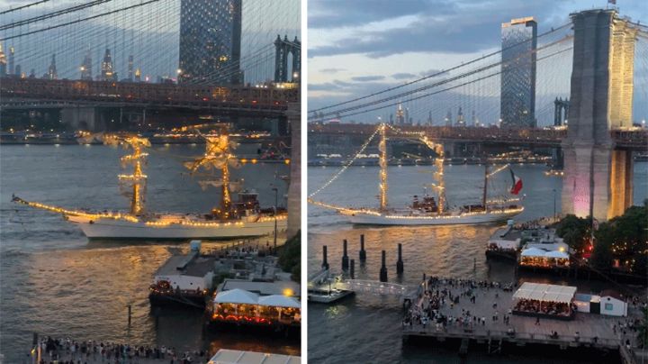 172 cadetes del Buque Cuauhtémoc arribaron al Puerto de Veracruz, confirmó Semar