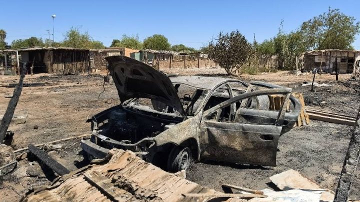 Perdieron todas sus pertenencias cinco familias por incendio en Pueblo Yaqui