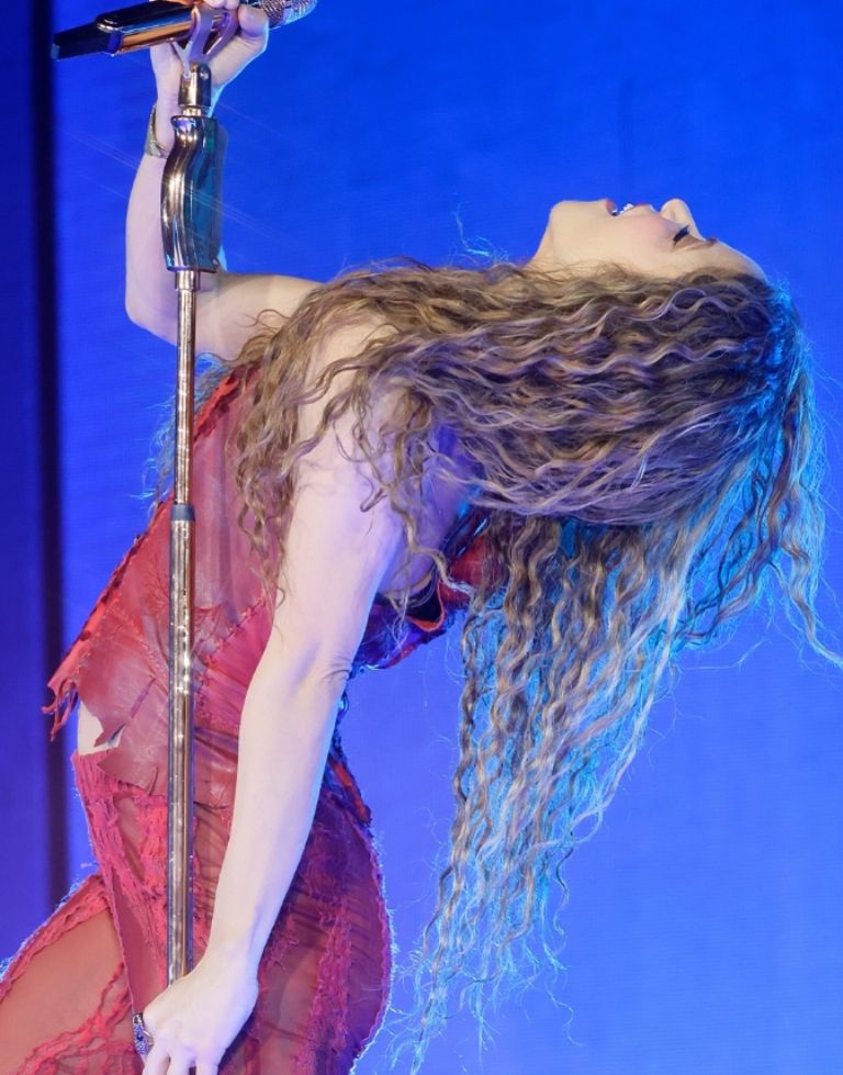 Shakira dando su gran presentación /Créditos: Instagram