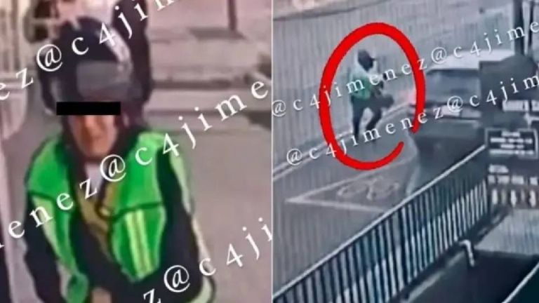 Comparten foto de presunto chofer de moto usada en homicidio de Ximena y José en CDMX