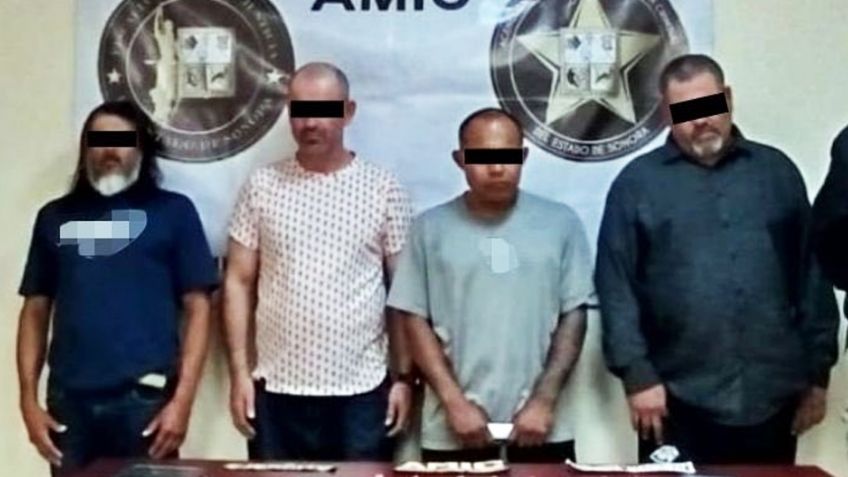 Capturan a cuatro miembros de banda de narcomenudistas en Sonora; les aseguran droga