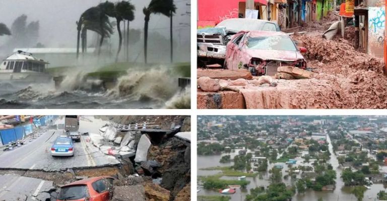 Tipos de desastres naturales