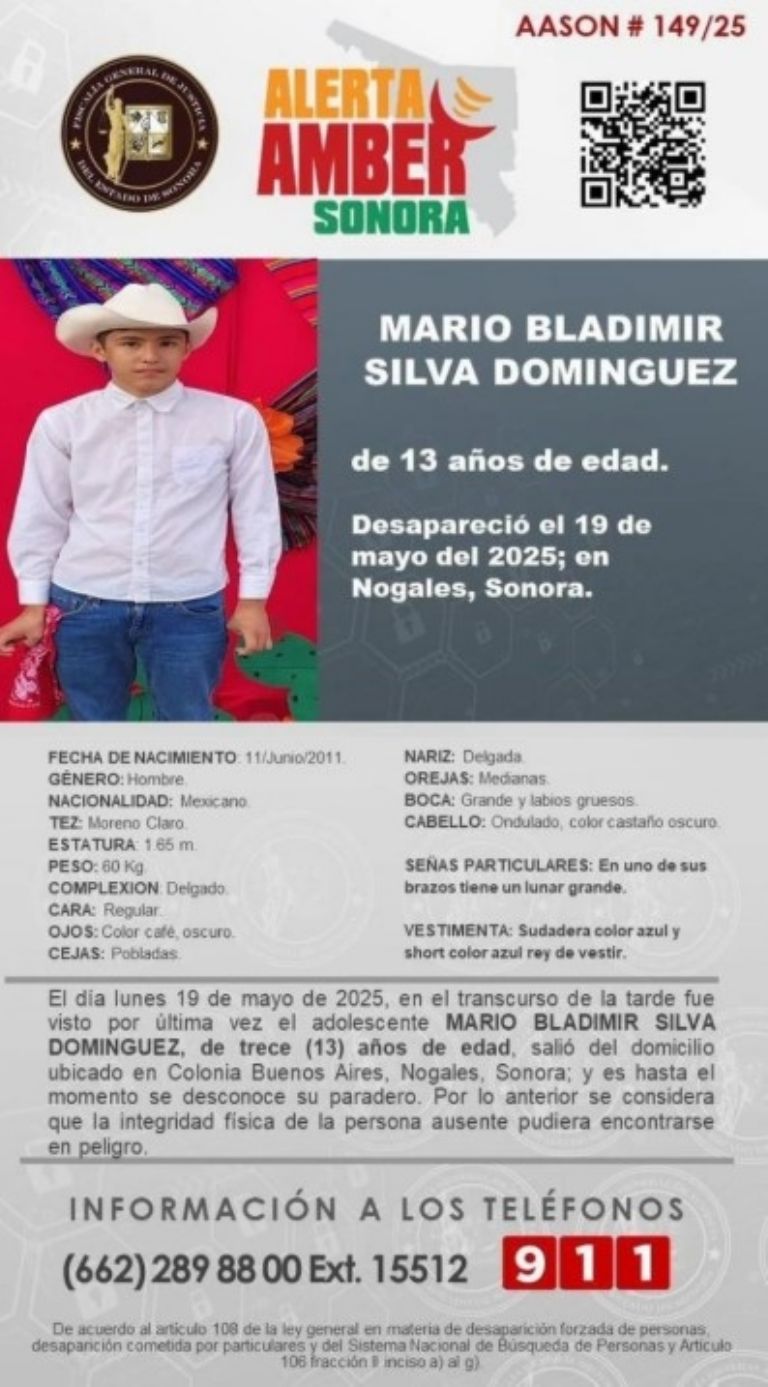 El menor fue localizado sano y salvo 