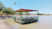Foto ilustrativa de la nota titulada Lamentan el retiro del muelle flotante de la Laguna del Náinari en Ciudad Obregón