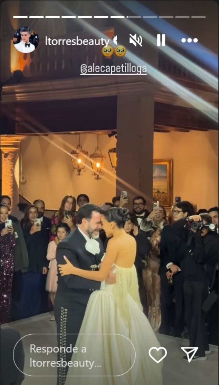 Alejandra Capetillo y su padre 