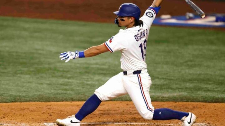 El mexicano Alejandro Osuna pega su primer imparable en Grandes Ligas