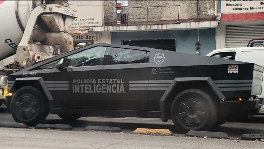Gobierno de Jalisco presenta patrullas Cybertruck en su flotilla para reforzar seguridad