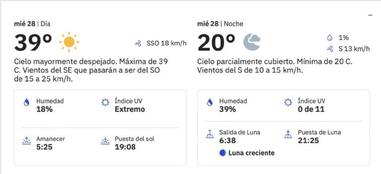 Clima en Ciudad Obregón para HOY miércoles 28 de mayo. Foto: Conagua