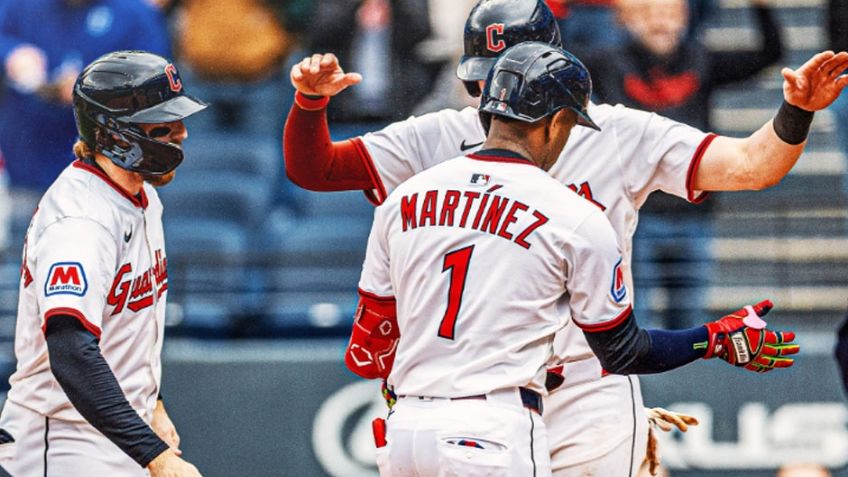 Jonrón de Martínez encabeza remontada de los Guardianes ante los Dodgers