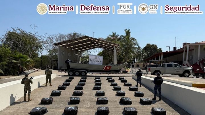 Dan duro golpe al narco en México: Aseguran 1.5 toneladas de cocaína frente a costas de Jalisco