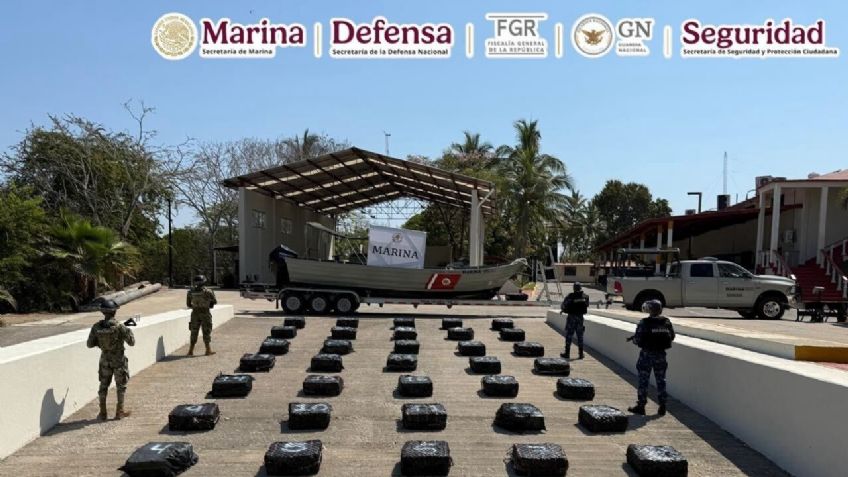 Dan duro golpe al narco en México: Aseguran 1.5 toneladas de cocaína frente a costas de Jalisco