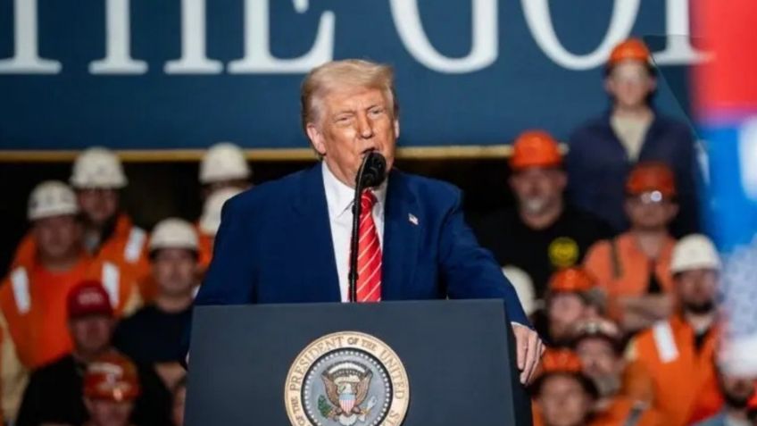 VIDEO: Trump adelanta que duplicará los aranceles al acero; pasarán del 25% al 50%