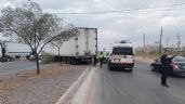 Foto ilustrativa de la nota titulada Tráiler impacta camioneta en la carretera Navojoa-Ciudad Obregón; no se reportan heridos