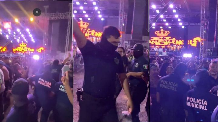Policía de Manzanillo agrede con gas pimienta a asistentes del show de El Gran Silencio