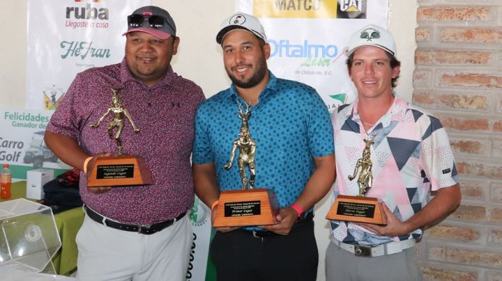 Martín Flores es campeón en el Torneo Anual de Invitación del Club de Golf Obregón