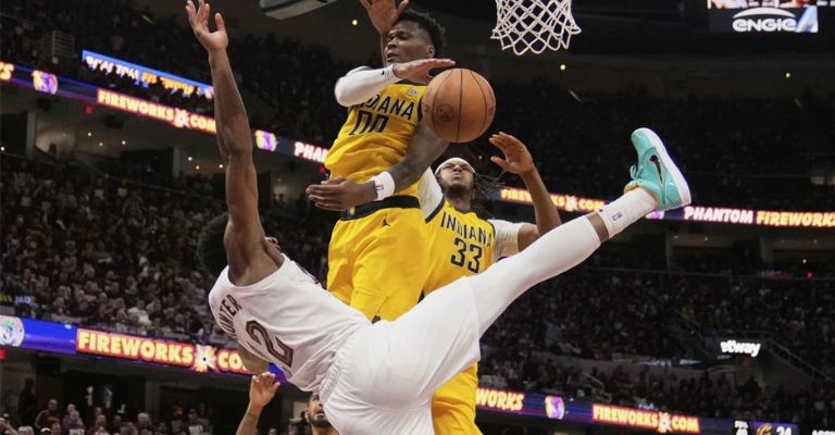 Los Pacers le pasaron por encima a los Cavaliers
