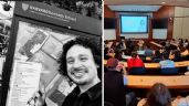 Foto ilustrativa de la nota titulada Luisito Comunica visitó la Universidad de Harvard y recreó icónica foto de Barack Obama