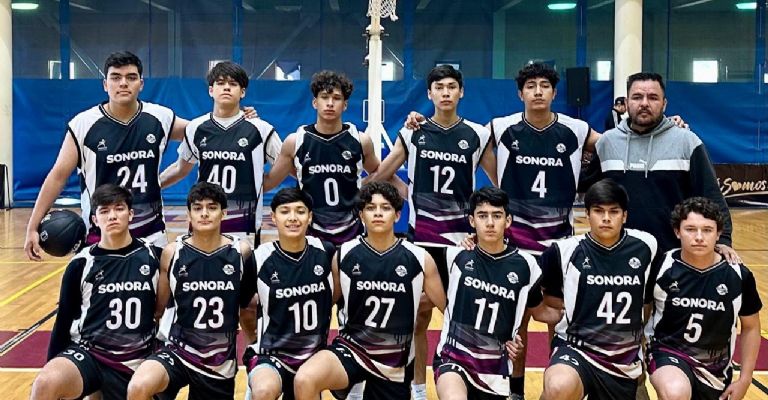 La selección de Sonora tiene una sólida presentación en el Macro Regional de baloncesto y consigue cuatro boletos al nacional