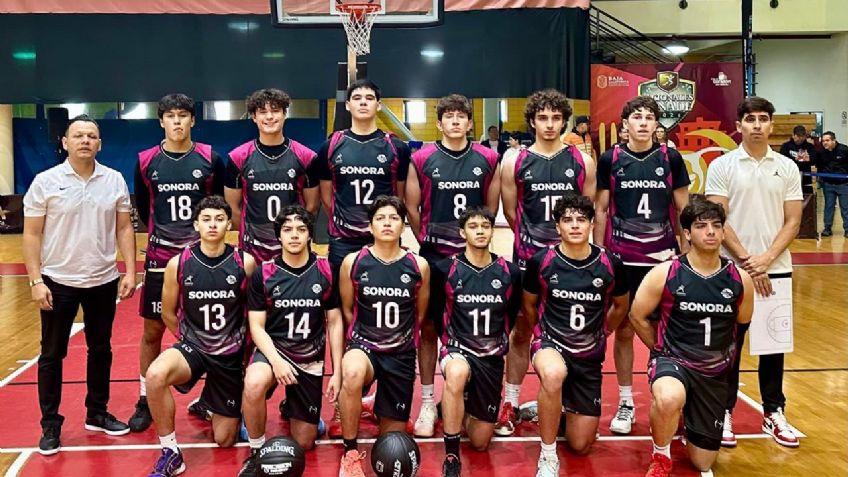 Sonora se lleva el 'carro completo' en el Macro Regional de Baloncesto 2025