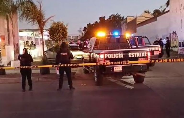 El lugar donde quedó el automóvil quedó resguardado