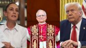 Foto ilustrativa de la nota titulada Claudia Sheinbaum festeja elección de Papa León XIV; Donald Trump ya pide una reunión