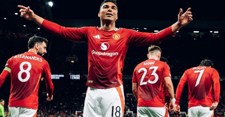 Casemiro se hizo presente en la goleada