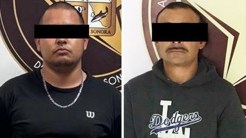 Capturan a dos presuntos ladrones de vehículos en Sonora; autoridades recuperan unidades