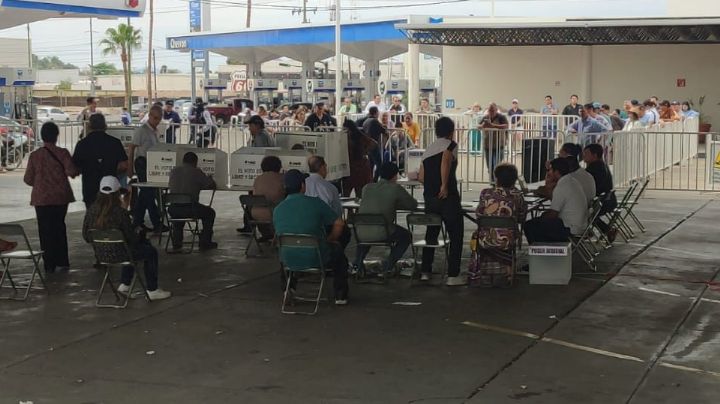Hermosillo: Gran afluencia de votantes en la casilla especial 'El Faro'